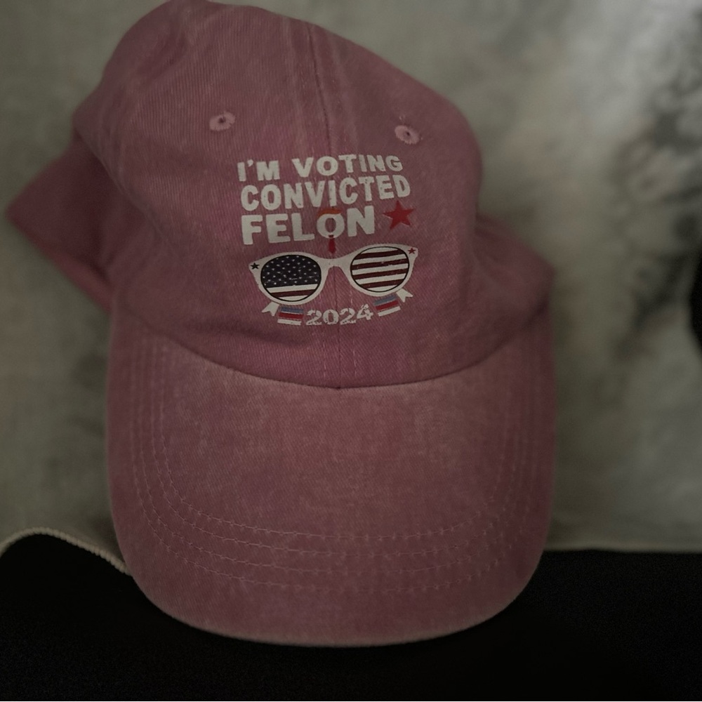 Pink Graphic Baseball Cap controversial baseball cap